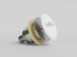 Донный клапан для ванны Salini S-Sense 15121WG D 401 белый глянцевый